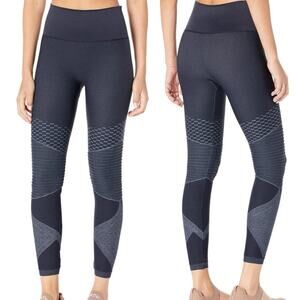 NWT SPANX Seamless Moto Leggings Indigo Sky. Size L